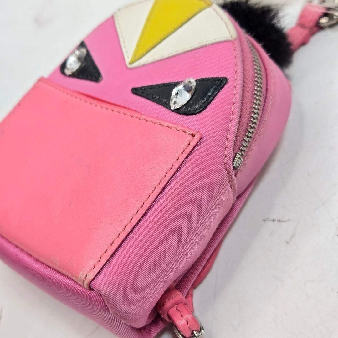 FENDI キーホルダー バグズ モンスター リュック型 ミニポーチ