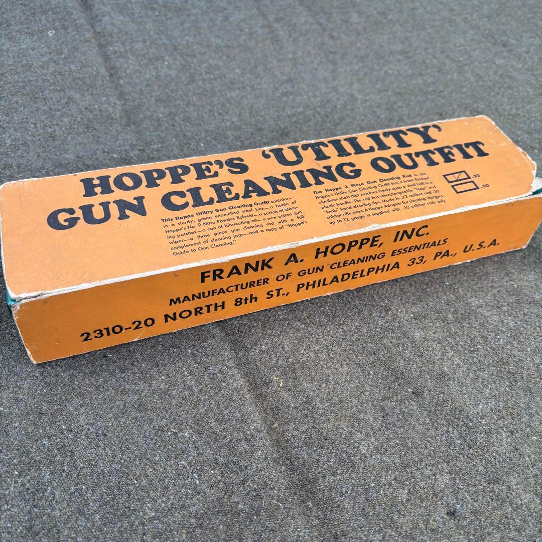 USA VINTAGE HOPPE'S GUN クリーニングセット メタルケース