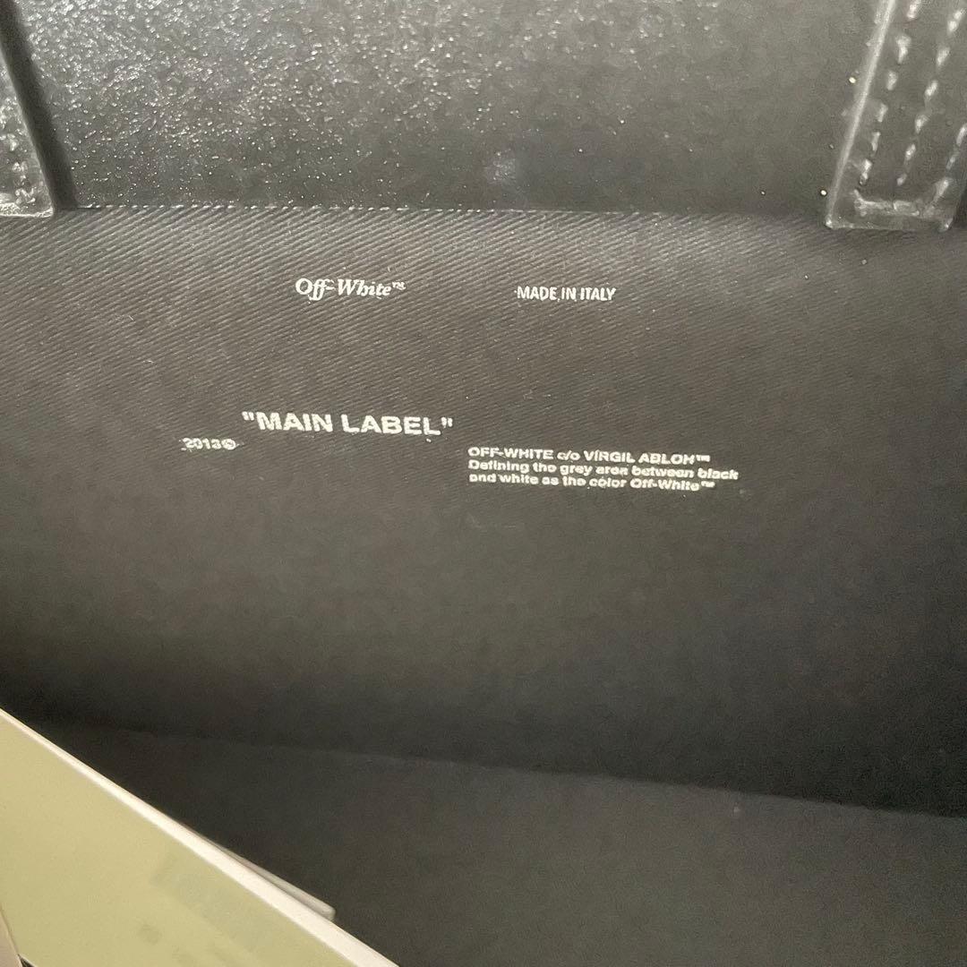 off-white オフホワイト　トートバッグ　2way ブラック
