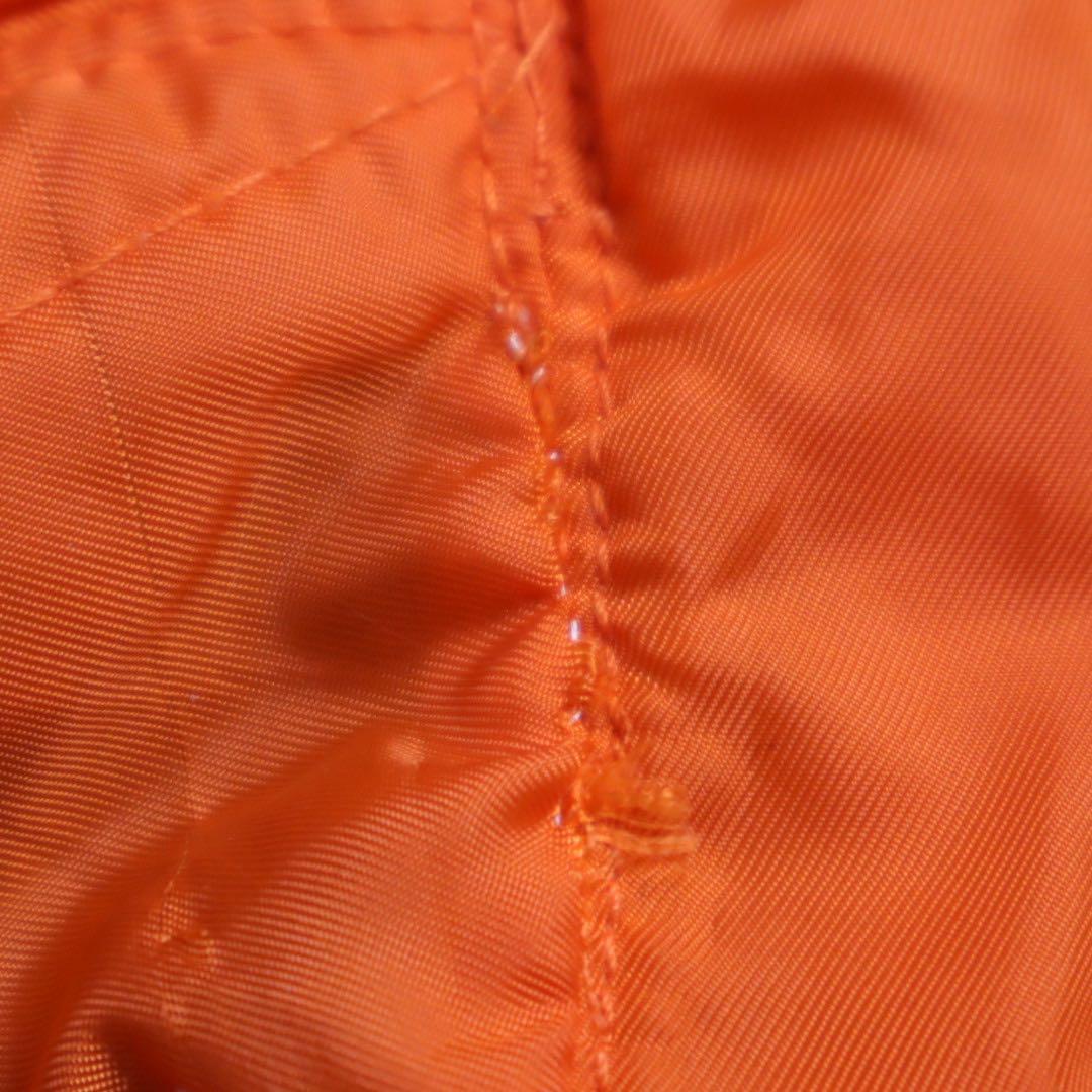 80s USA製 ALPHA MA-1 短丈 ブラック フライトジャケット