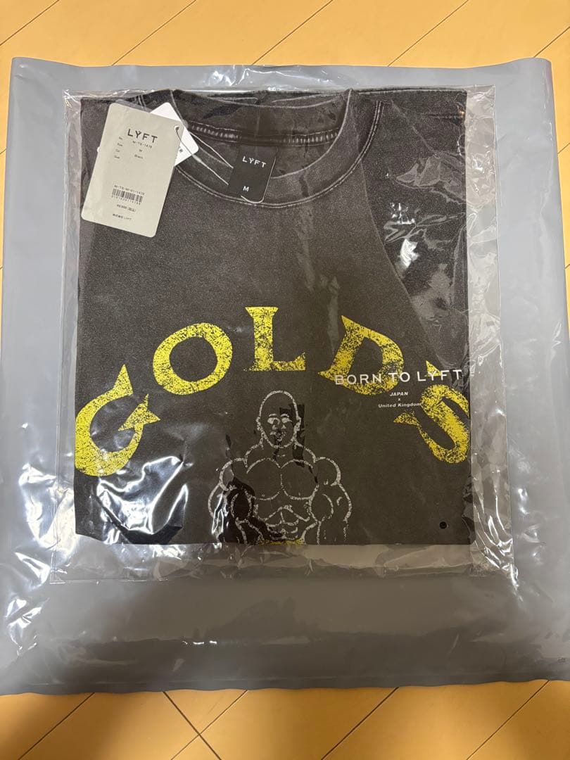 LÝFT×GOLD'S GYM VINTAGELOGO BIG T-SHIRT
