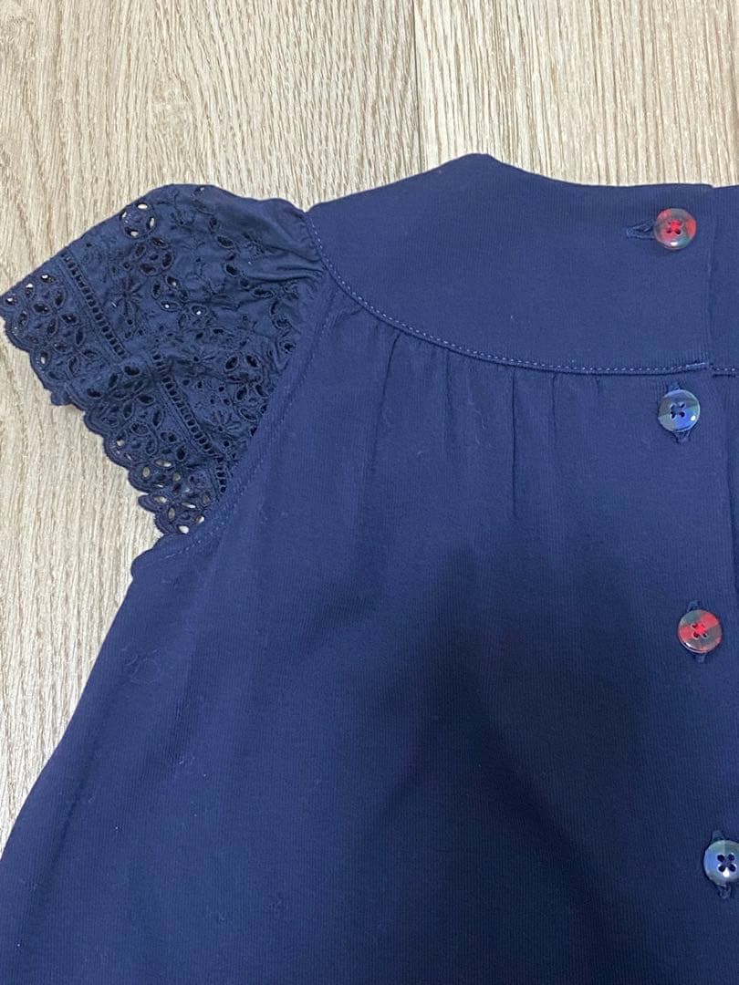 ファミリア ネイビー ワンピース 現行品 90cm