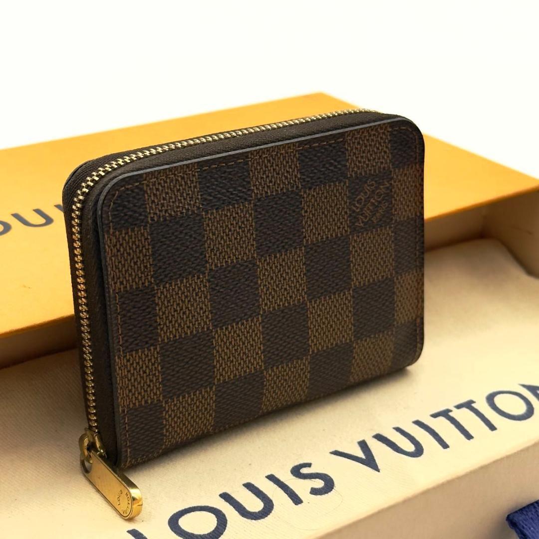 ルイヴィトン【未使用に近い】ダミエ　エベヌ　ジッピーパース　小銭入れ