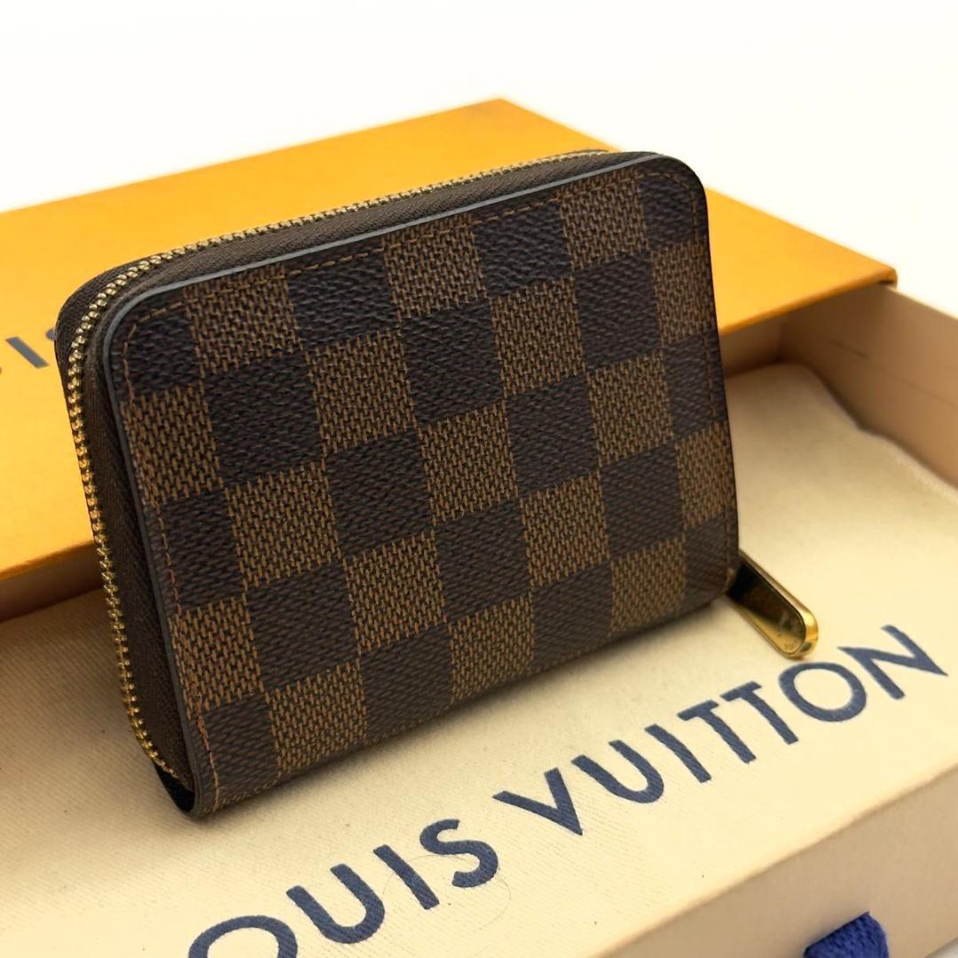 ルイヴィトン【未使用に近い】ダミエ　エベヌ　ジッピーパース　小銭入れ