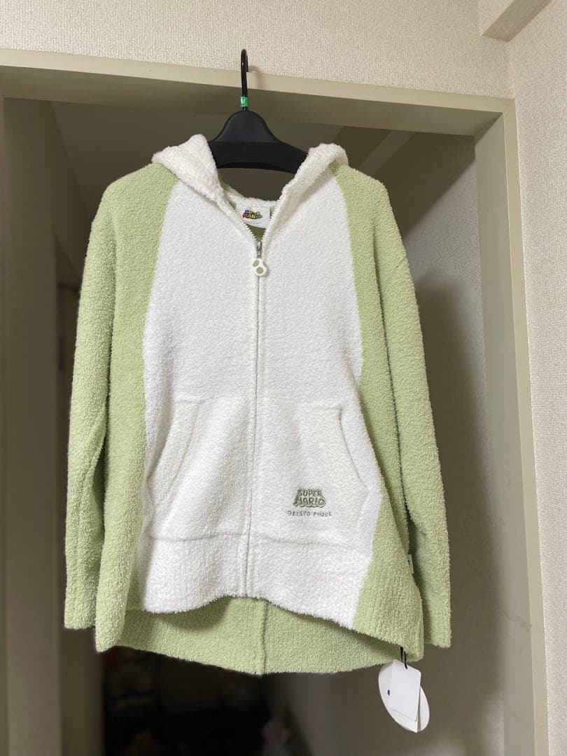 ジェラートピケ マリオコラボ セットアップルームウェア　ヨッシー