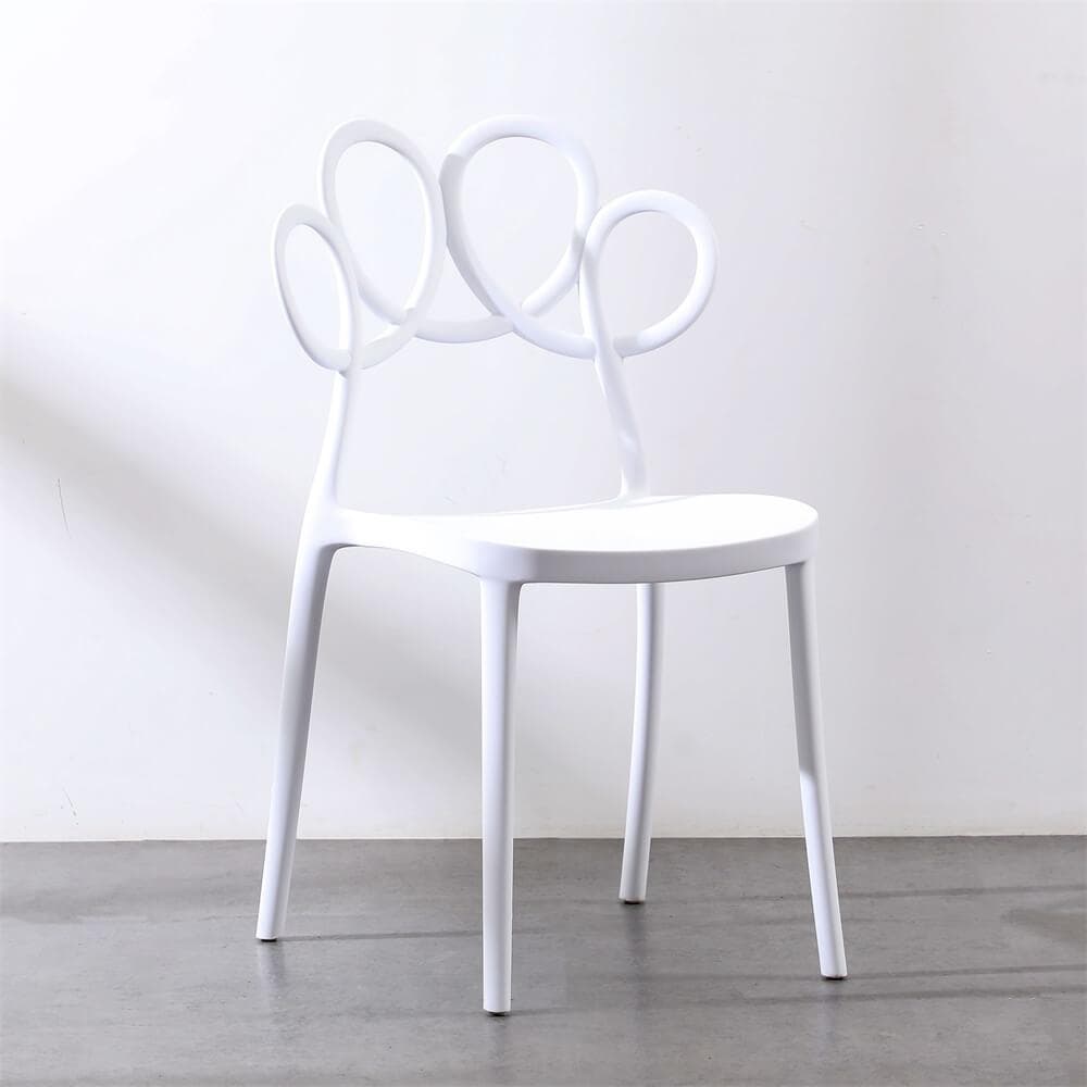 在庫一掃新品未使用ダイニングチェア 椅子4脚セット（黒・ピンク・ホワイト選択可)