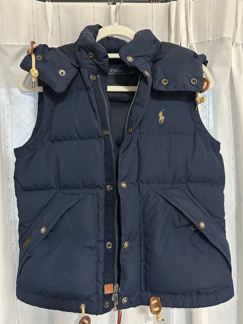 ラルフローレン　フード付き　ダウンベスト