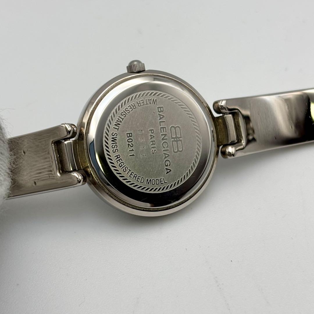 希少✨バレンシアガ ストーンベゼル 12Pダイヤ レディース 腕時計 箱