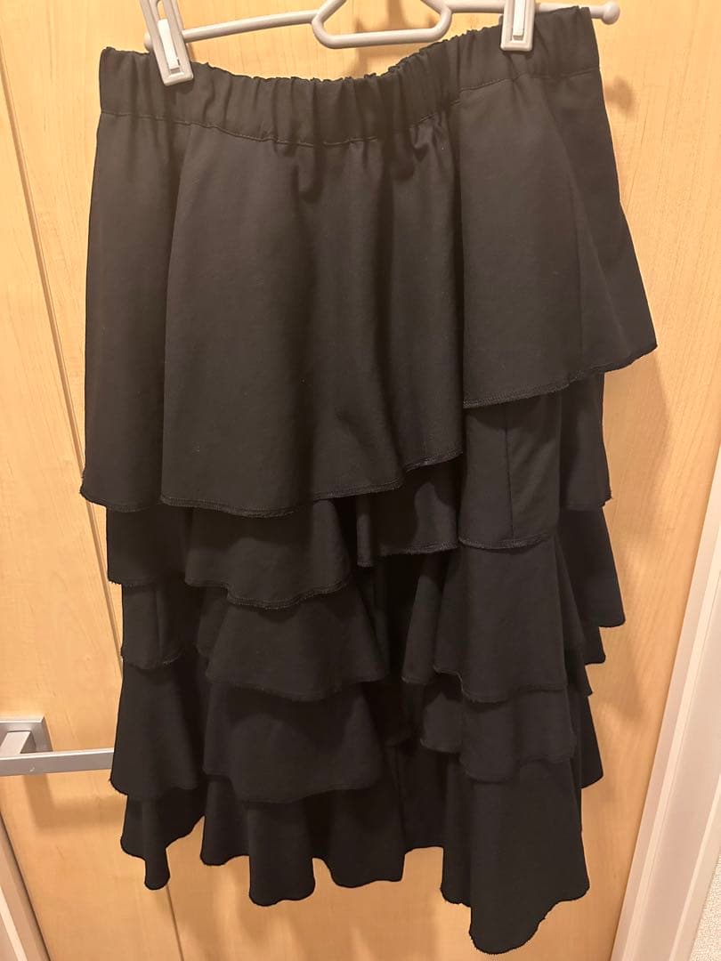 BLACK COMME des GARCONS ティアードフリル スカート