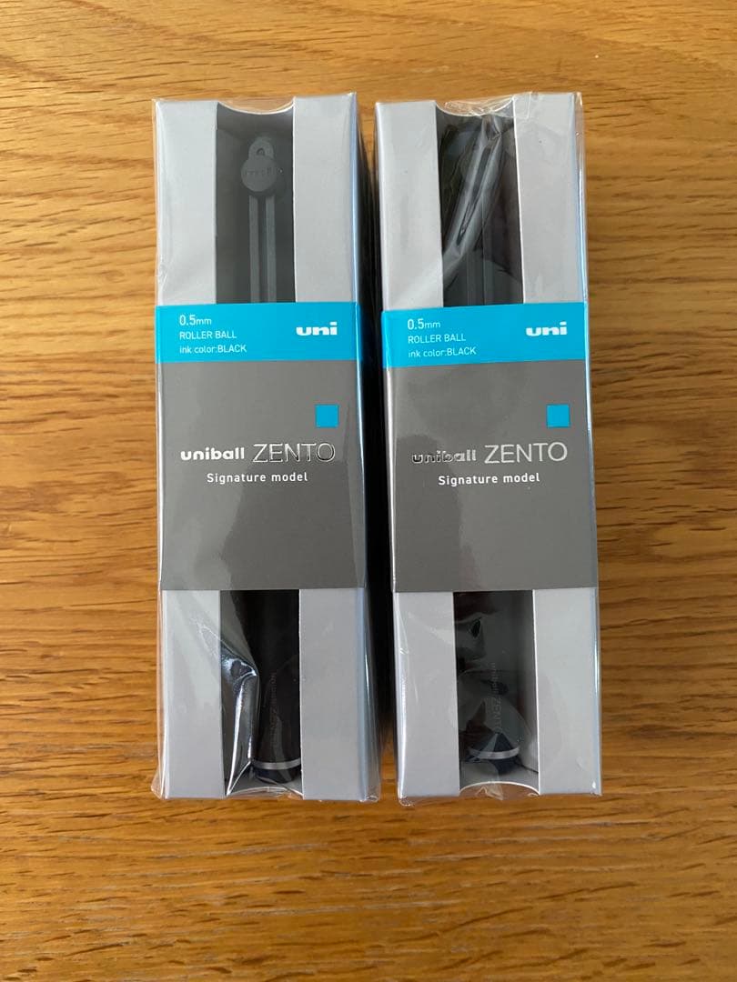 uniball ZENTO ユニボールゼント　ブラック　0.5mm 2本セット