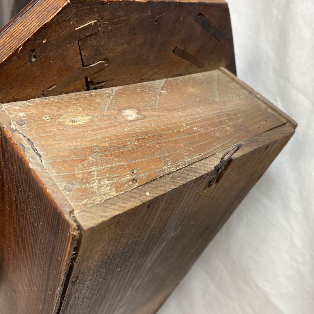 振り子時計　ゼンマイ式　掛け時計 アンティーク　古道具