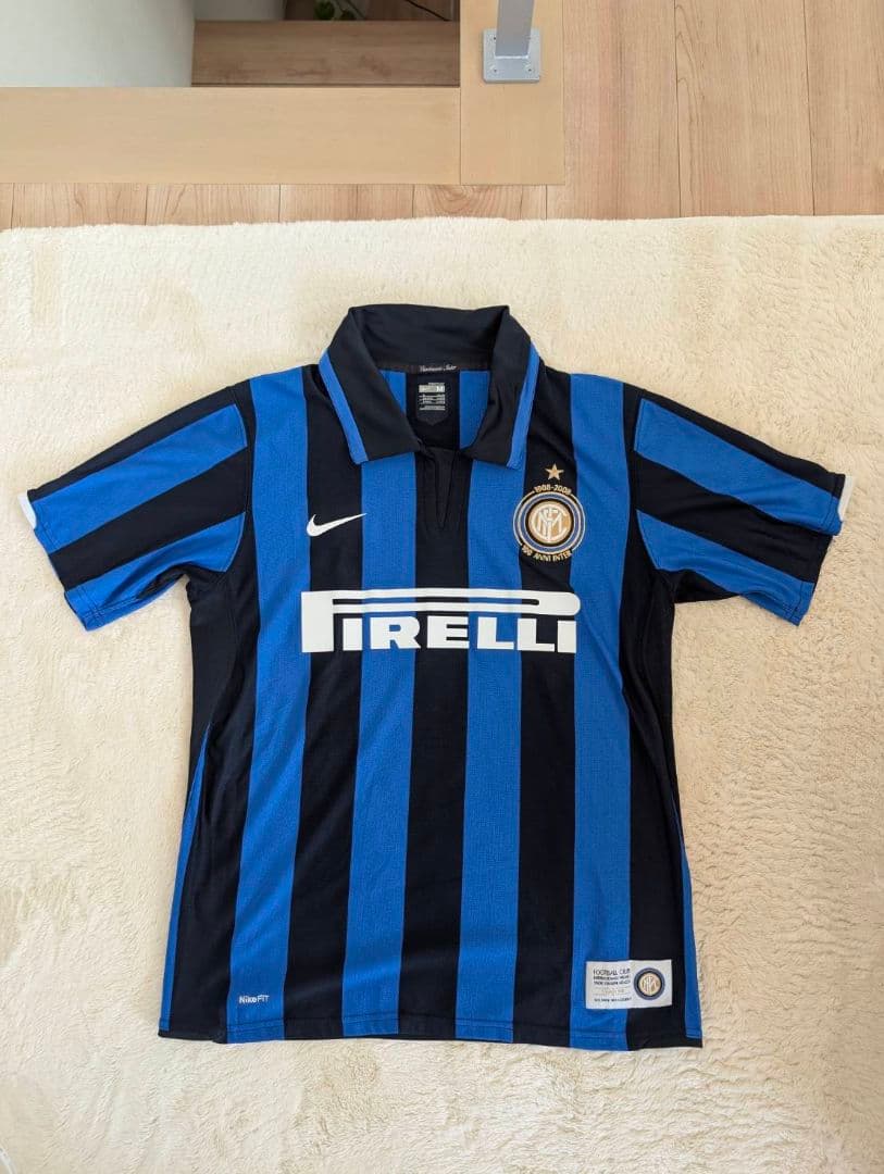インテルミラノ 2007-08 ホームジャージ 100周年記念モデル Nike