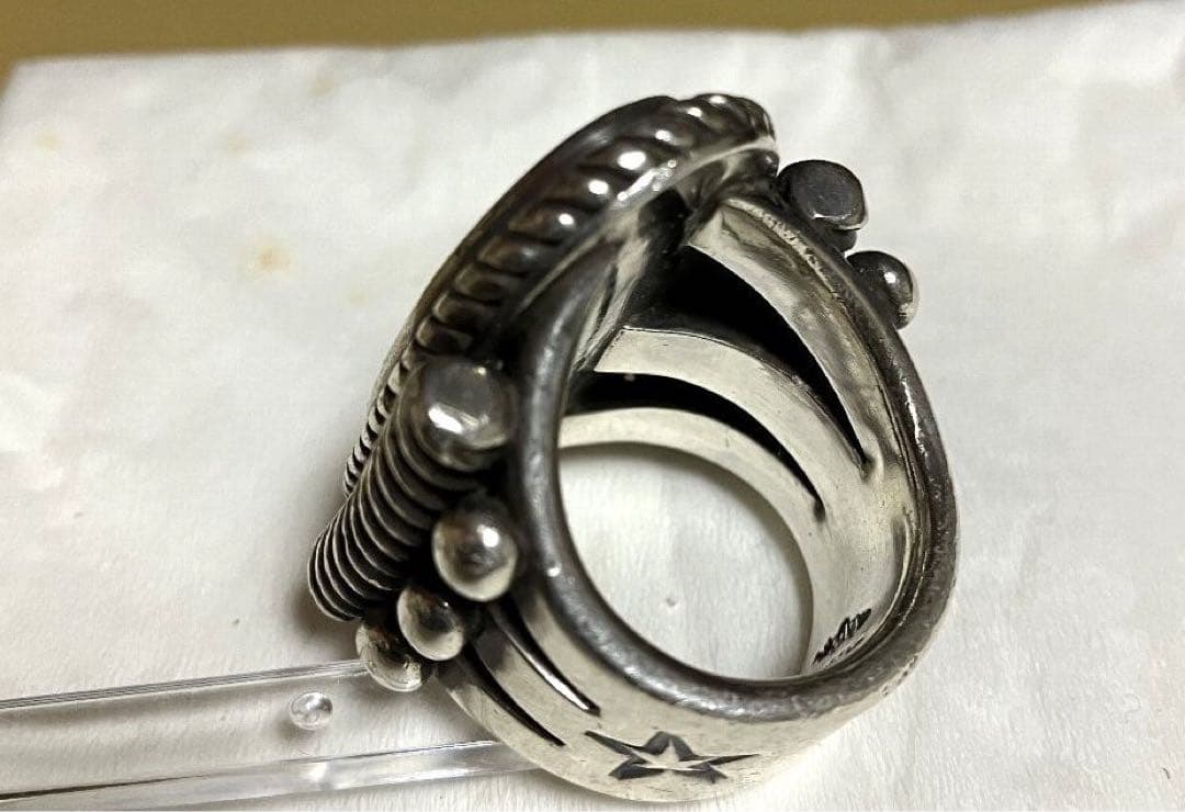 NAVAJO ナバホ ターコイズリング スタンレイパーカー