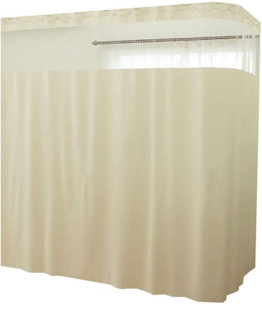 医療用カーテン　上部ネット30cm一体カーテン