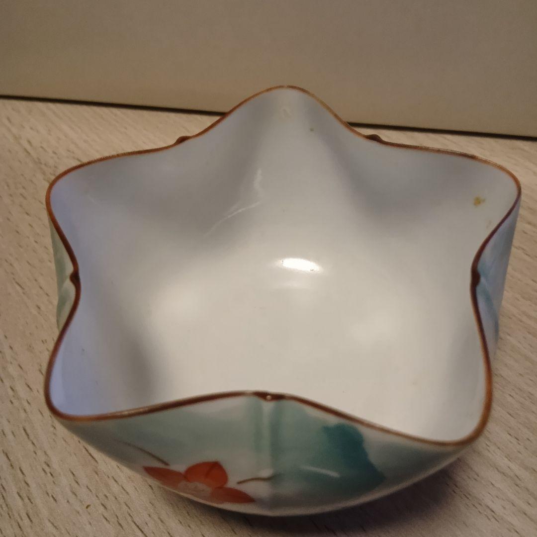 【未使用美品】有田焼☆小石原窯☆星型小鉢☆梅型小鉢☆5個セット