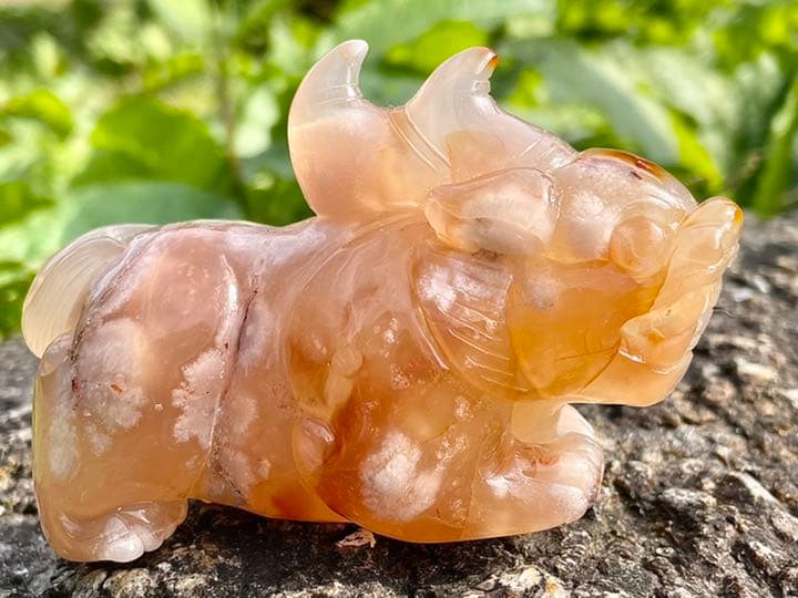 新年開運　蓄財☆招財☆天然 水晶 貔貅 ヒキュウ 彫刻 天然石　水晶　風水置物2