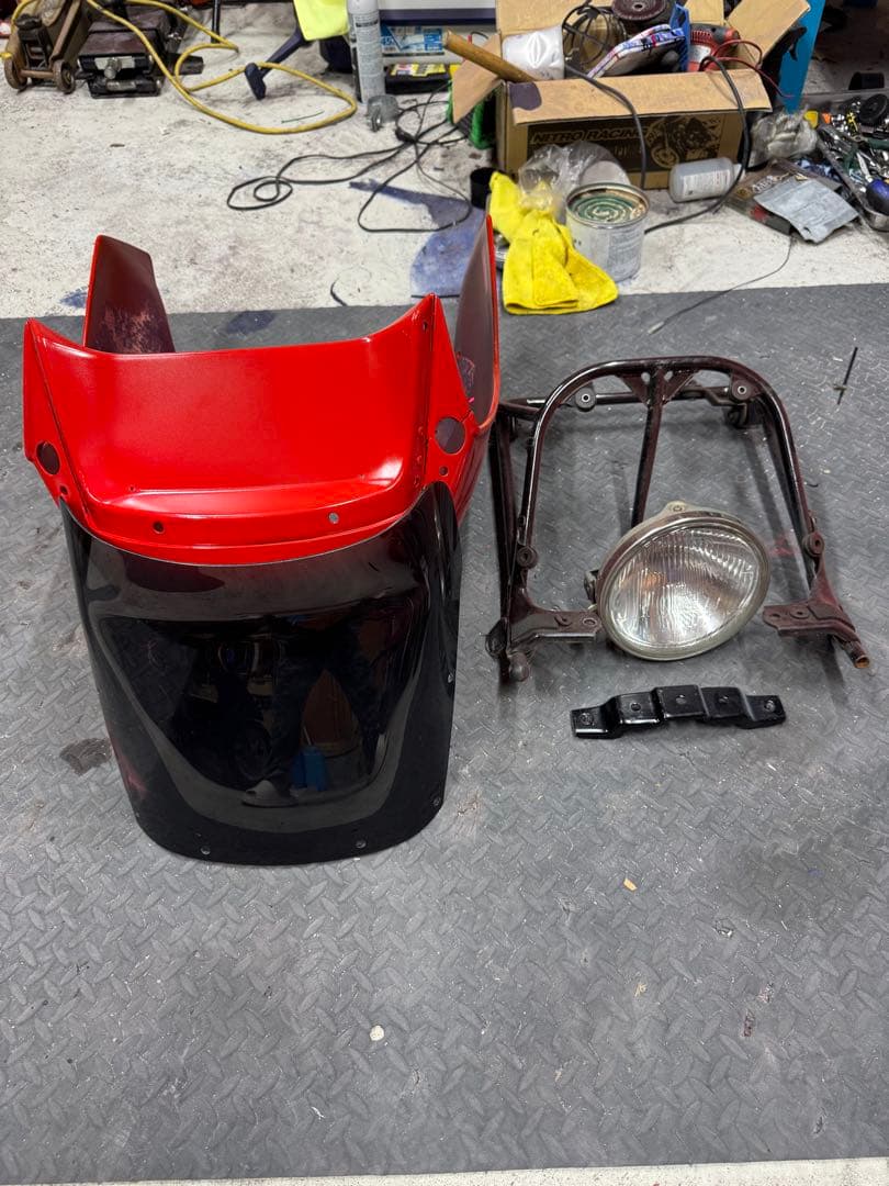 cbxインテグラカウルステー社外スクリーン