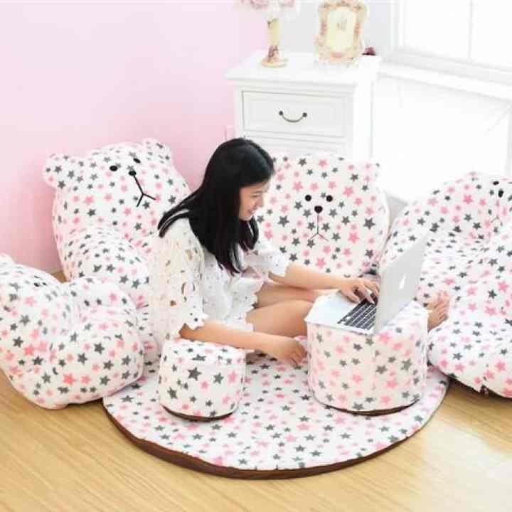 ぬいぐるみソファ椅子じゅうたんミニソファ8点セット002506