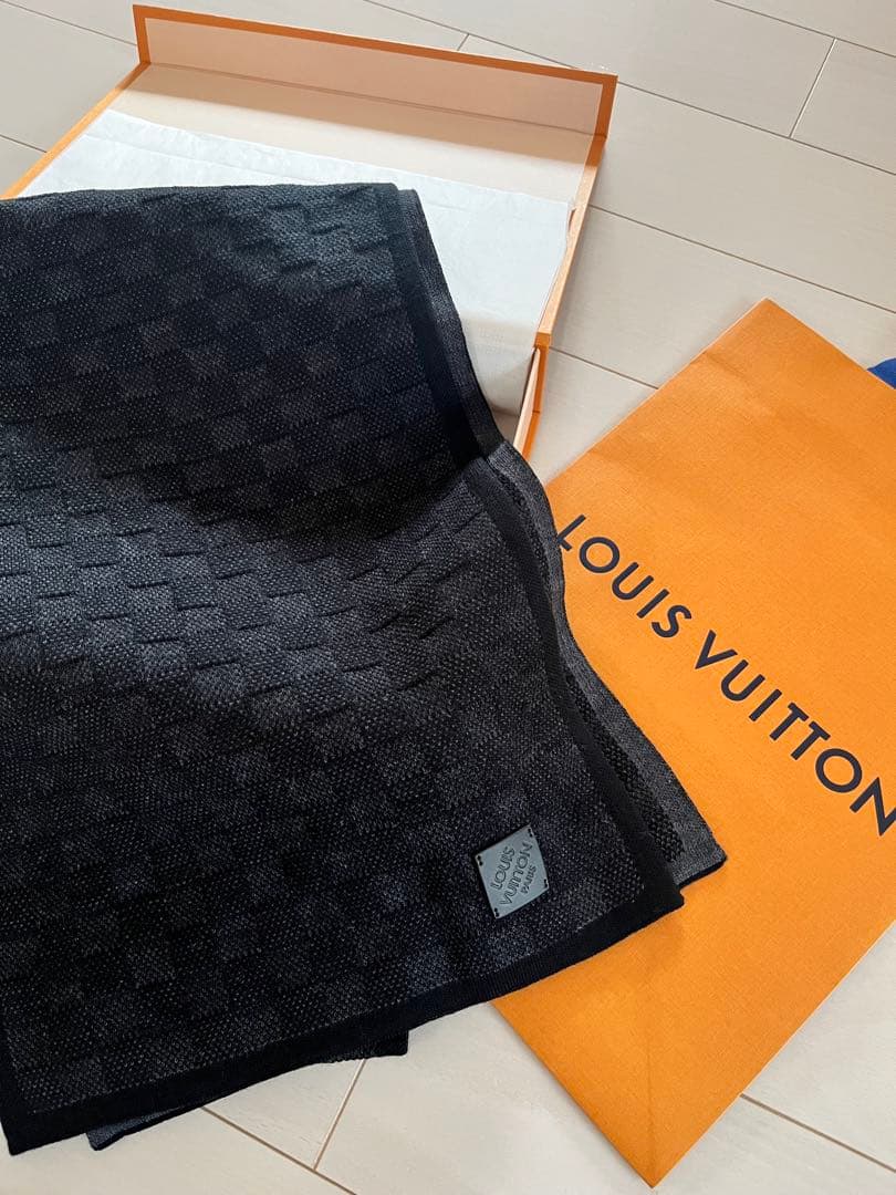 新品 ヴィトン マフラー エシャルプ ネオ・プティ ダミエ #ヴィトン #メンズ