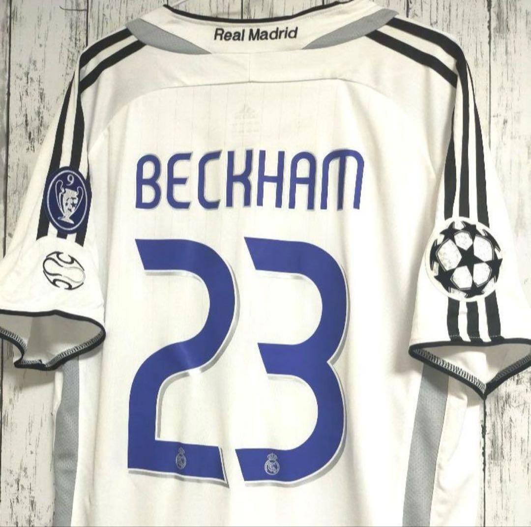 レアルマドリード ベッカム06/07CLユニ Lサイズ