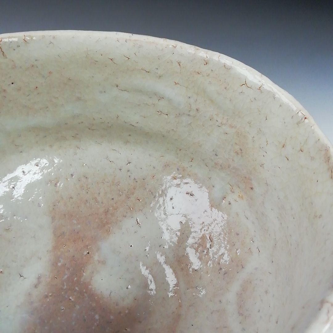 Ｔ５２８　茶碗　『萩茶碗』『天鵬山　廣瀬淡雅 造』　共箱　抹茶碗　茶道具