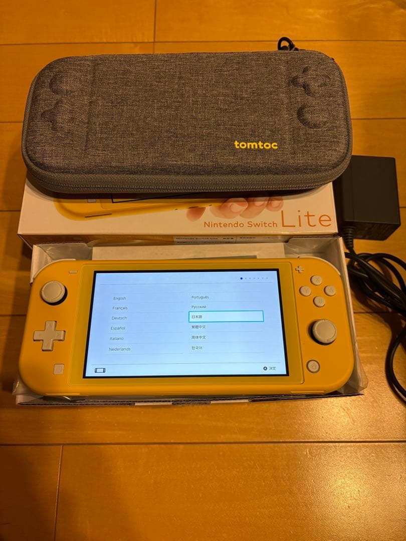 【美品】Nintendo Switch lite　イエロー　外箱あり