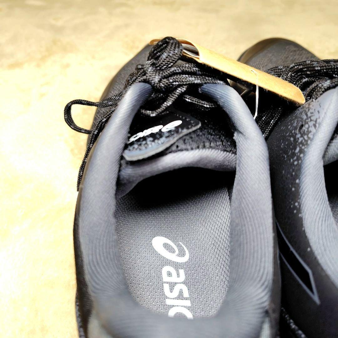 新品未使用 アシックス テニスシューズ メンズ　ワイド 26 ブラック 黒 人気