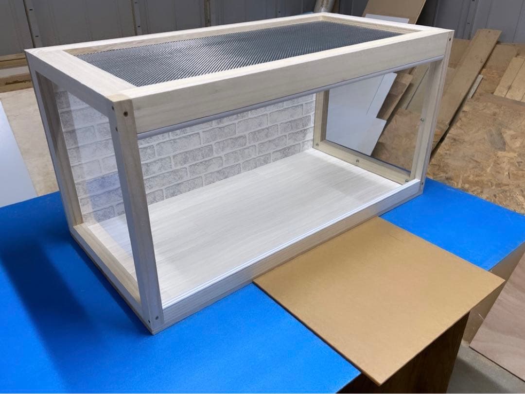 新品未使用　木製ケージ　ハリネズミ　ハムスター　小動物　カスタムベースに！