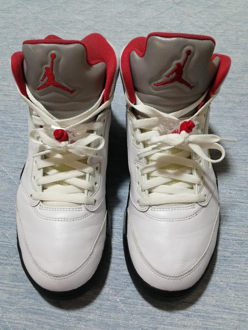 エアジョーダン5レトロ 10サイズ ホワイト/レッド