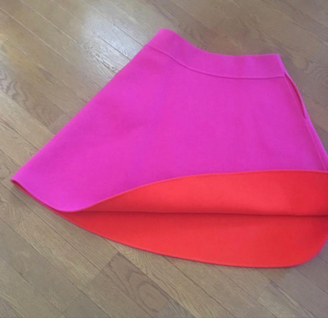 定価68200円　ドゥロワー ダブルフェイスのスカート