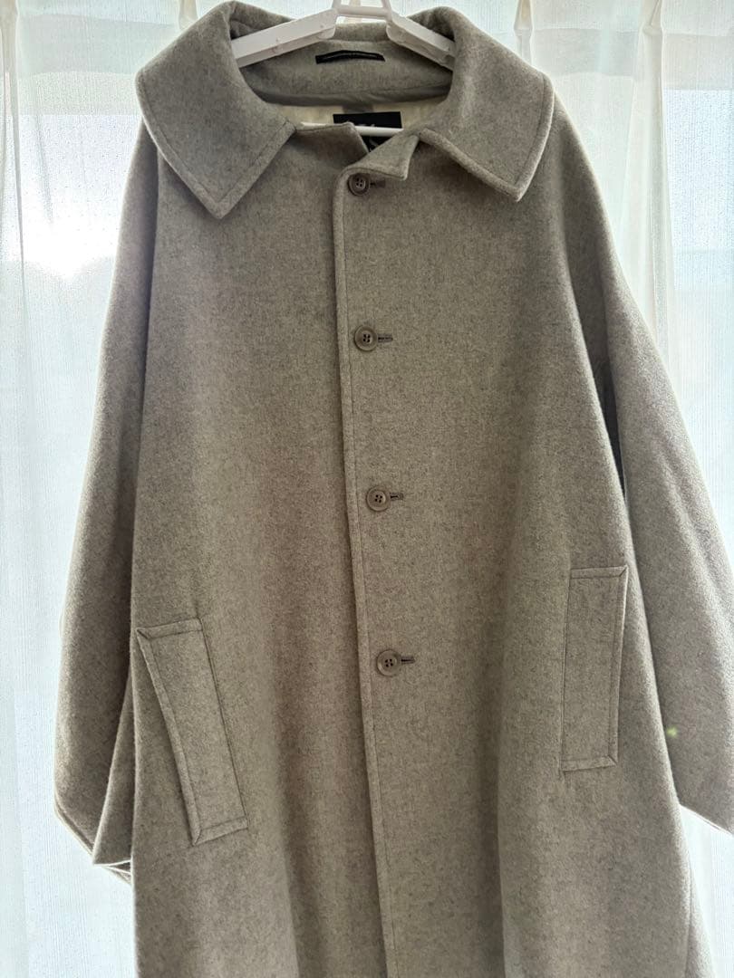 Y's グレー ロングコート