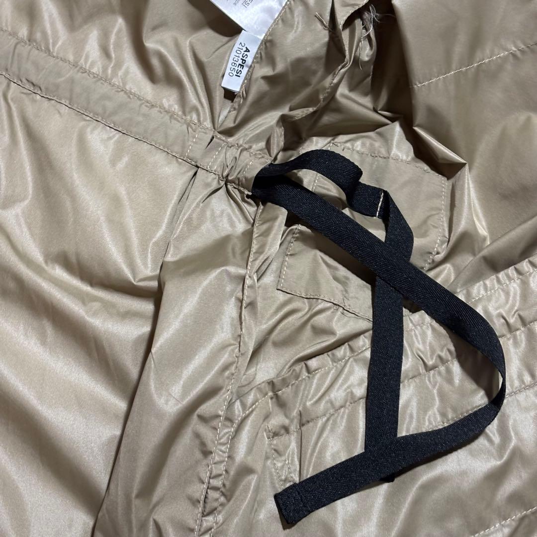 現行タグ アスペジ JUMPCOAT2 ステンカラーコート 撥水ナイロン レイン
