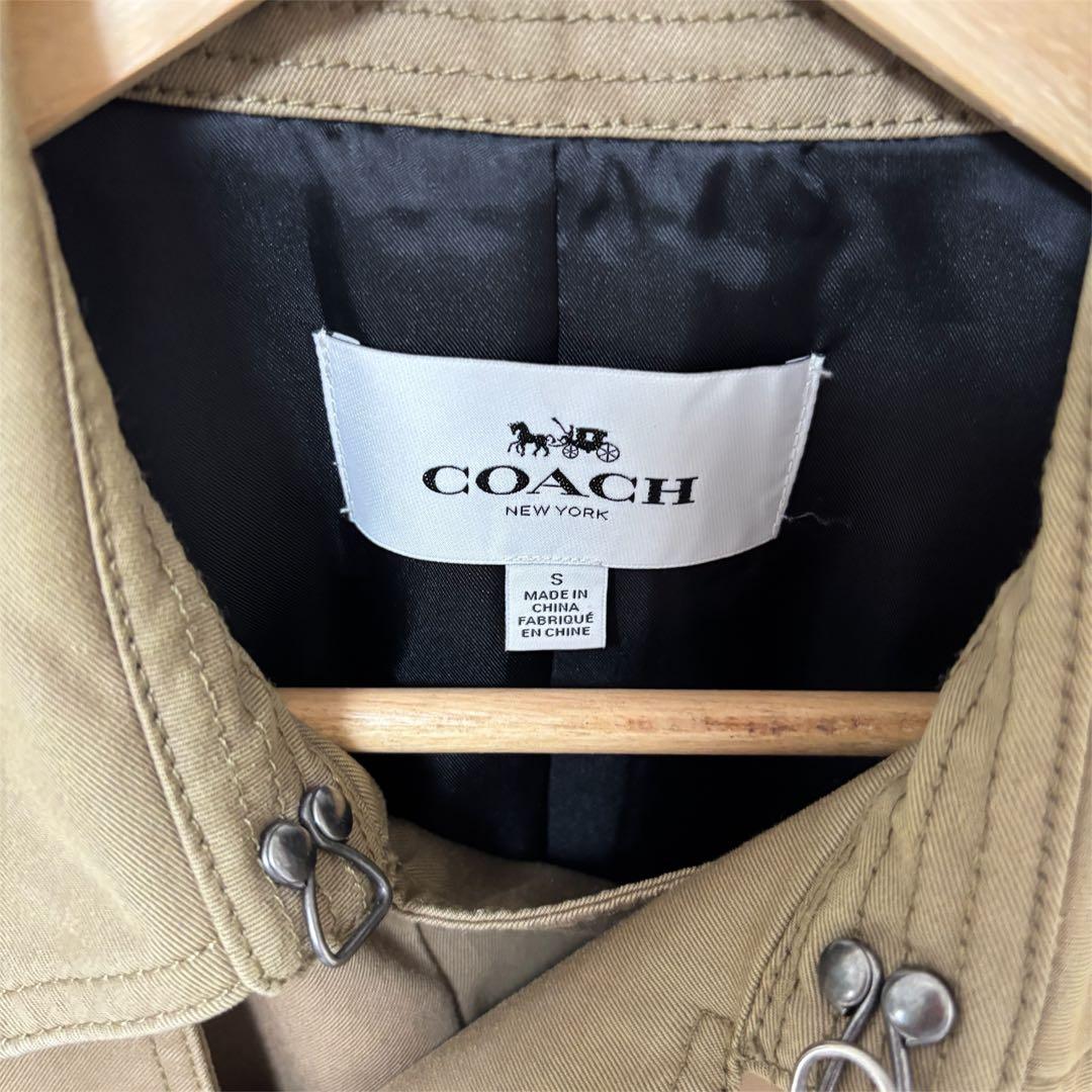 COACH コーチ　トレンチコート　ビジネス　ブラウン