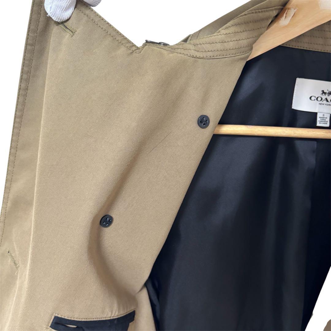 COACH コーチ　トレンチコート　ビジネス　ブラウン