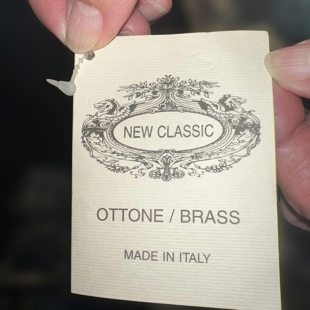 NEW CLASSIC 真鍮製置時計とキャンドルスタンドセット