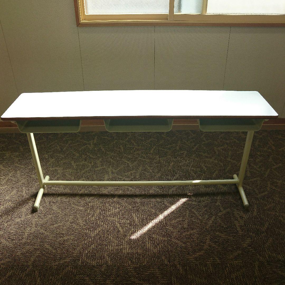 【送料込み】棚付きテーブル　150cm