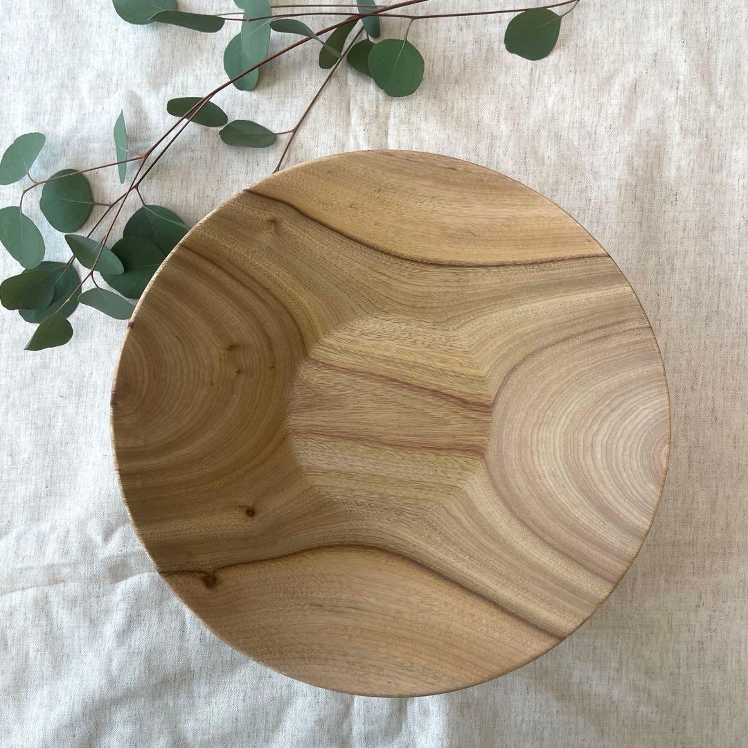 木製プレート　くすのき　大皿　無垢材