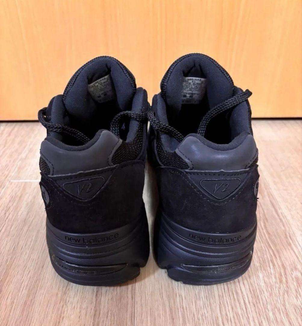 靴 New Balance 991V2 Triple Black 27.5cm