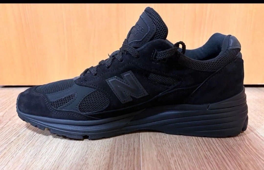 靴 New Balance 991V2 Triple Black 27.5cm