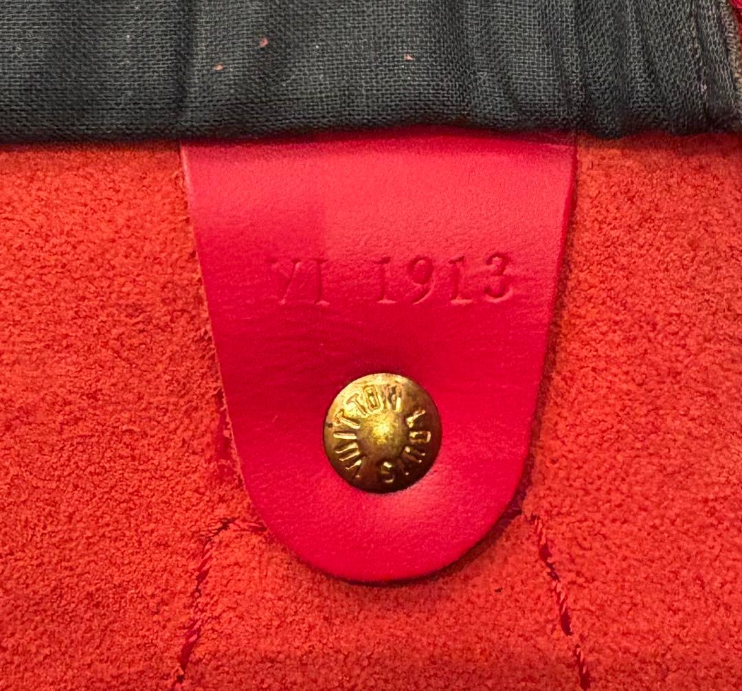 Louis Vuitton エピレザー スピーディ30レッド