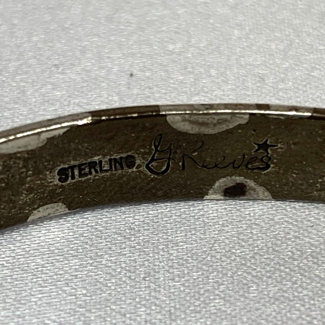 Gary Reeves ゲーリー リーブス ナバホ スターリング バングル