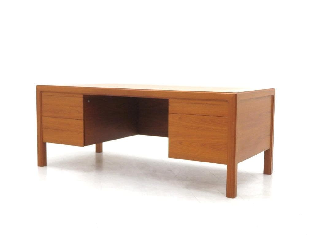 展示品　天童木工　ローズウッド　両袖デスク　両袖机　モダン　ミッドセンチュリー