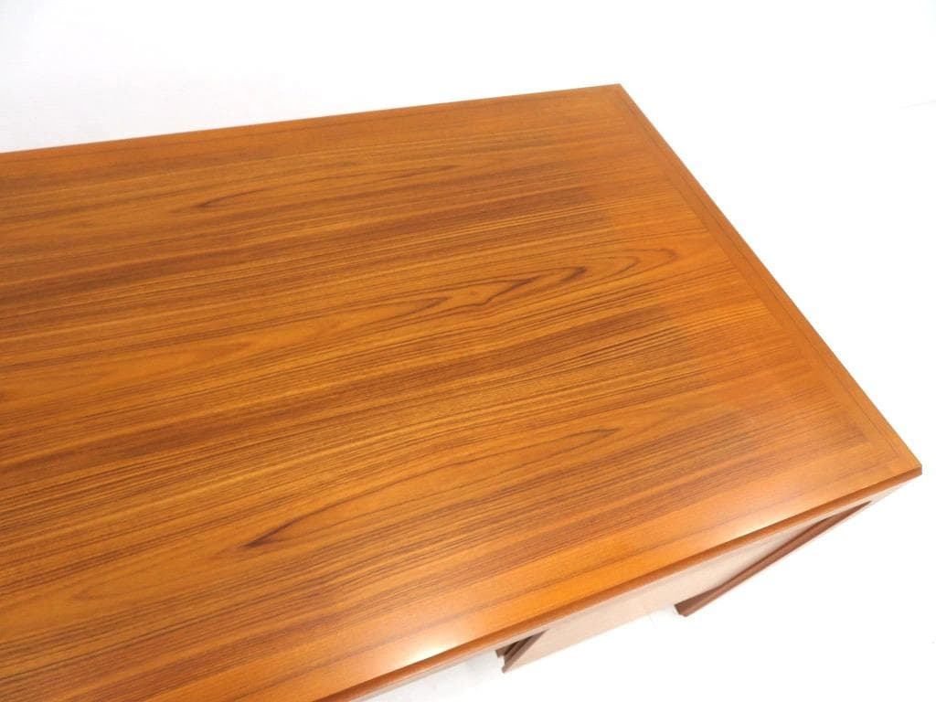 展示品　天童木工　ローズウッド　両袖デスク　両袖机　モダン　ミッドセンチュリー