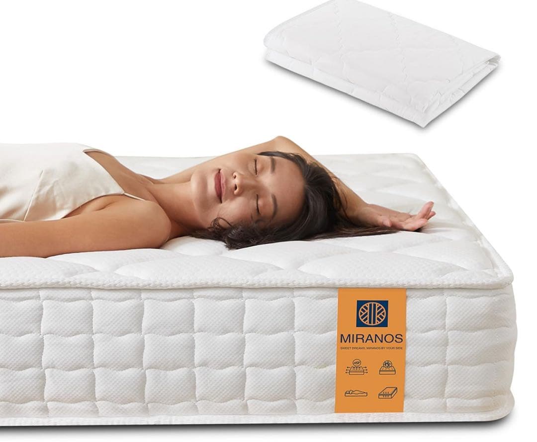【新品】MIRANOS マットレス 180N 高反発 セミダブル やや硬い