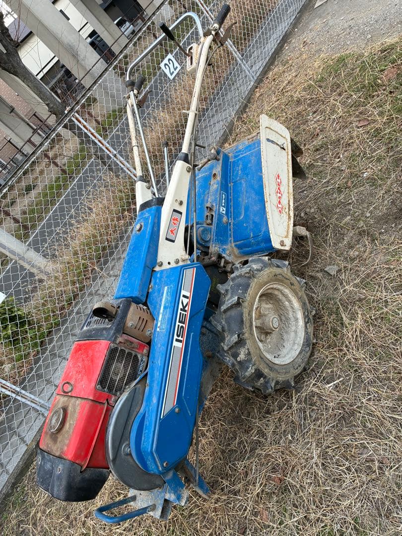 ISEKI SS70C−G耕運機7馬力￼ディーゼル エンジン青/赤 動作確認済み