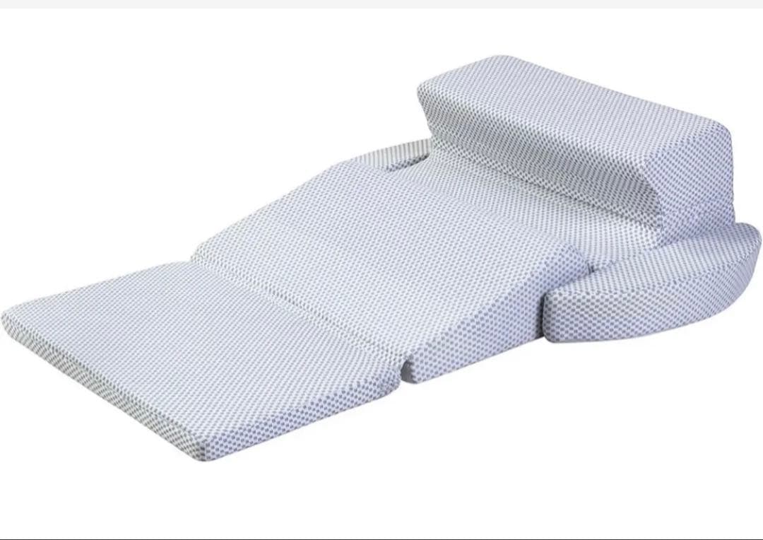 【S】スノーレスピロー本体＋別売の専用カバー【フランスベッド、横向き寝】