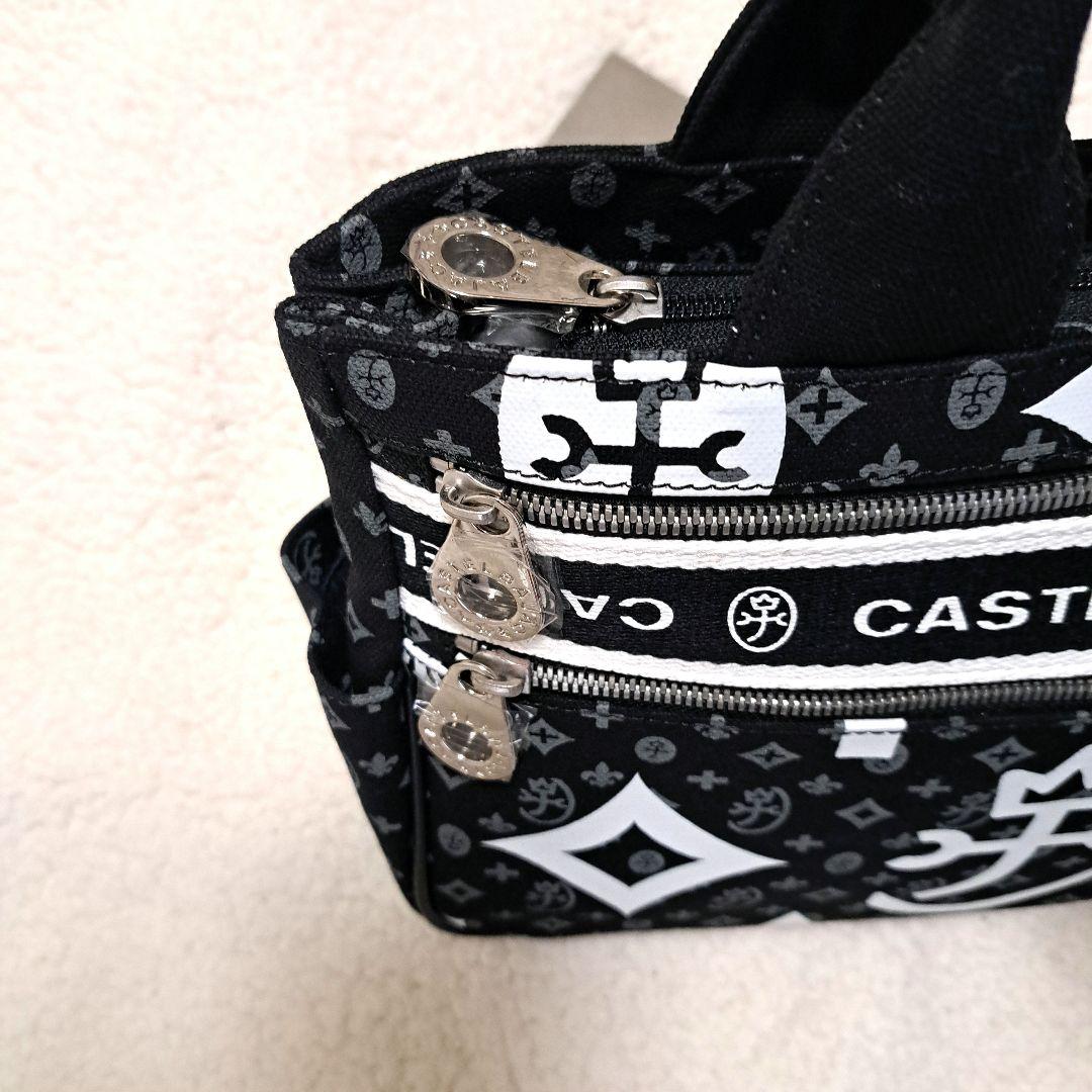 【極美品】カステルバジャック ニース ミニトートバッグ 038511 ブラック