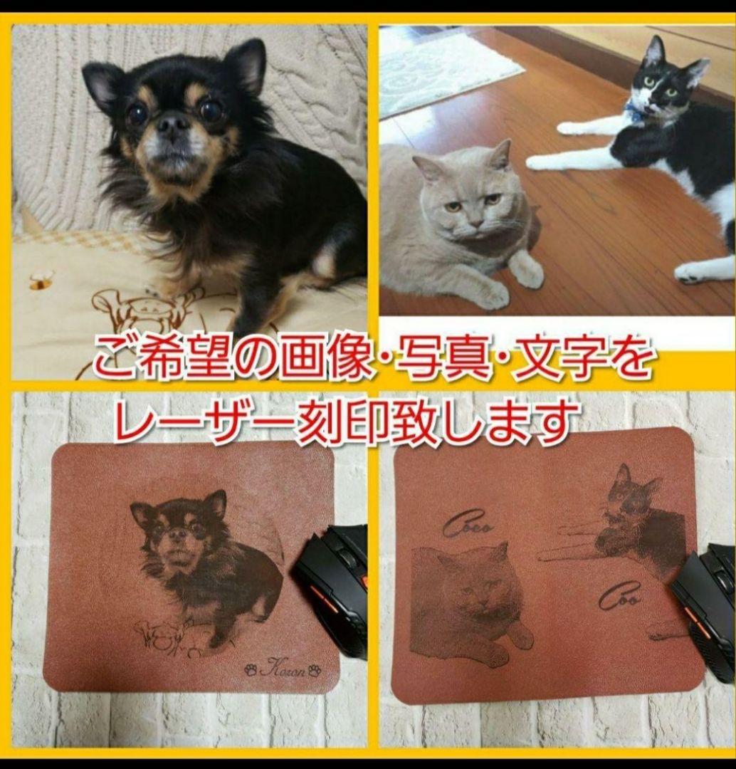 あなただけのオリジナル マウスパッド ご希望の画像をレーザー刻印