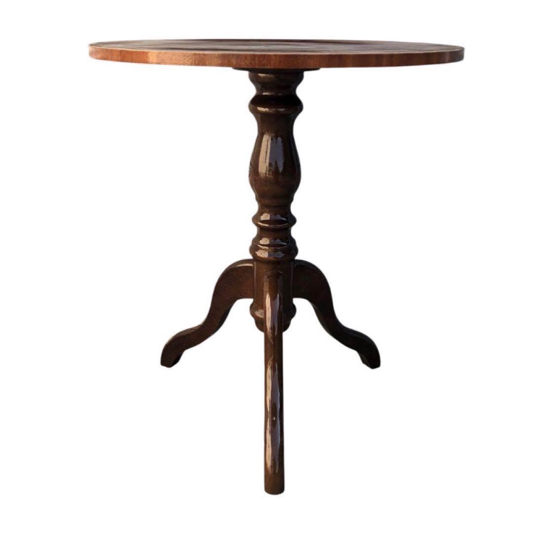 イタリア製 花柄 サイドテーブル コーヒーテーブル 象嵌細工 艶有り