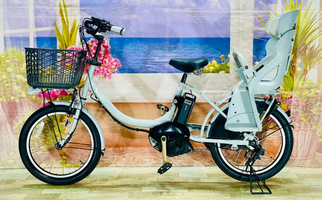 超人気！BIKKE ビッケ⭐️ブリヂストン子供乗せ電動自転車Y2715